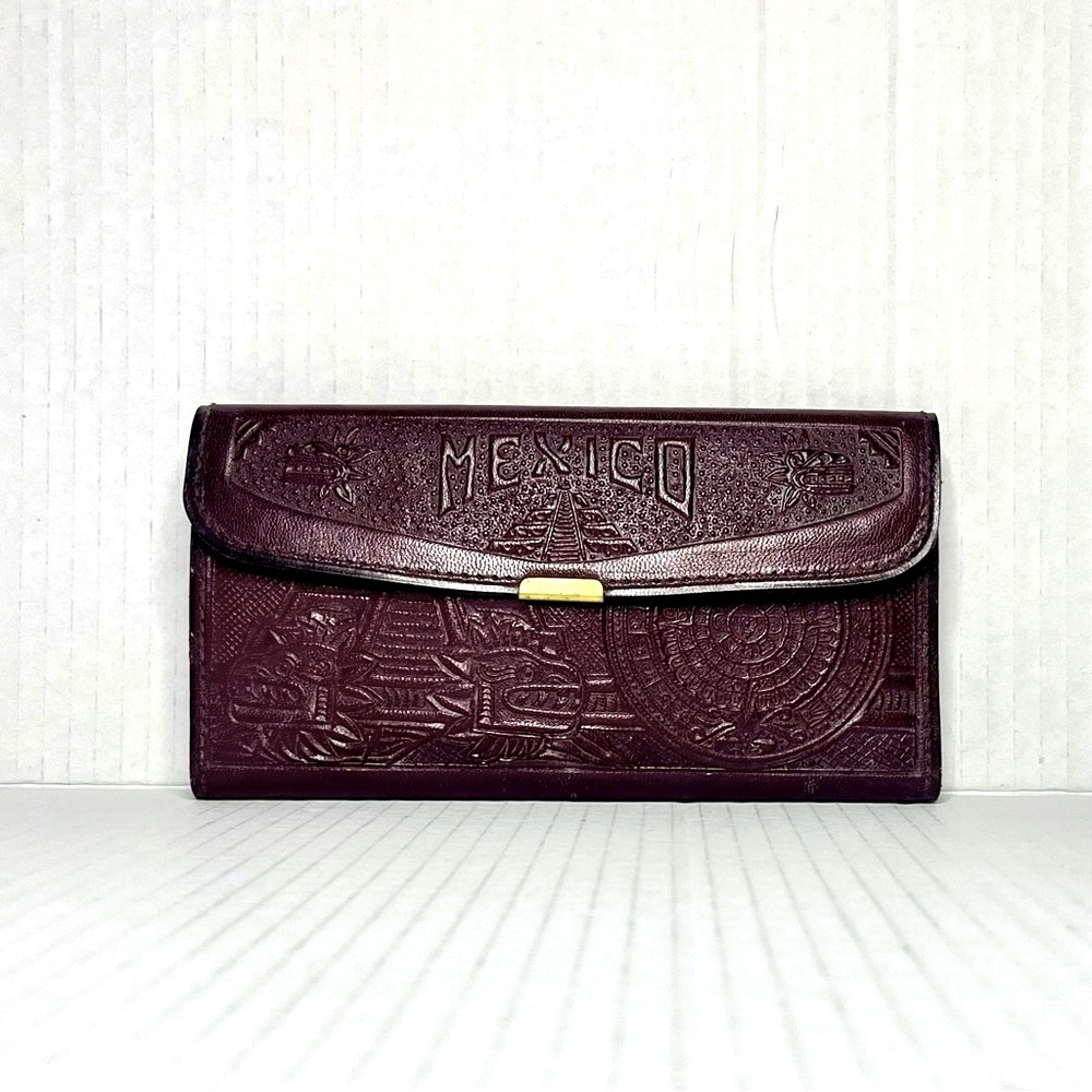 Vintage ECHT PYRM Tooled Leather Wallet